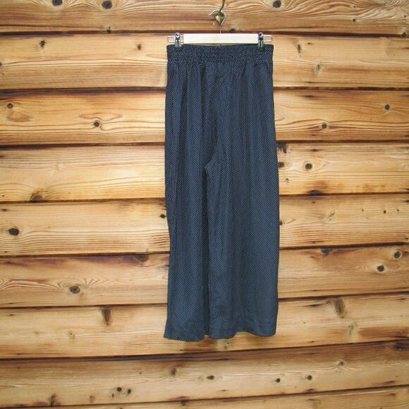 Vintage 90's Blue White Wide Leg Pants - Picture 4 of 6